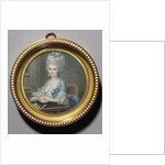 Portrait of a Woman in a Blue Dress, 1783 by Andre Pujos