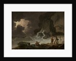 A Storm Behind the Isle of Wight, 1790s by Julius Caesar Ibbetson
