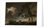 A Storm Behind the Isle of Wight, 1790s by Julius Caesar Ibbetson