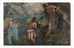 Baptism of Christ, 1580s by Jacopo Robusti (studio of) Tintoretto