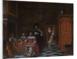 Portrait of a Family Playing Music, 1663 by Pieter de Hooch