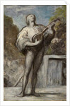 The Troubadour, 1868-1873 by Honore Daumier