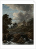 Landscape with a Church by a Torrent, c.1670 by Jacob Isaaksz. or Isaacksz. van Ruisdael