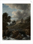 Landscape with a Church by a Torrent, c.1670 by Jacob Isaaksz. or Isaacksz. van Ruisdael