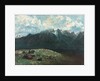 Panoramic View of the Alps, Les Dents du Midi, 1877 by Gustave Courbet
