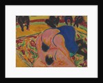 Wrestlers in a Circus, 1909 by Ernst Ludwig Kirchner