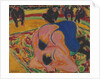 Wrestlers in a Circus, 1909 by Ernst Ludwig Kirchner