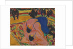 Wrestlers in a Circus, 1909 by Ernst Ludwig Kirchner