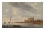 Castle on a River, 1644 by Salomon van Ruisdael or Ruysdael