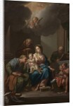 Presentation Sketch for 'The Holy Family with Saints Anne, Joachim, and John the Baptist', c.1729 by Francesco Trevisani