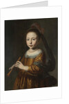 Portrait of Elizabeth Spiegel, 1639 by Dirck Santvoort