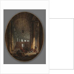 The Colonnade of St. Peter's, Rome, during the Conclave, c.1769 by Hubert Robert