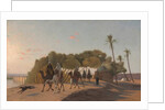 Leaving the Oasis, 1880s by Jean Leon Gerome