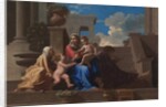 The Holy Family on the Steps, 1648 by Nicolas Poussin