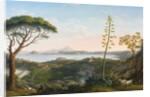 View of the Gulf of Pozzuoli from Solfatara, 1803 by Jacob-Philippe Hackert