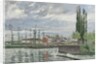 The Lock at Pontoise, 1872 by Camille Pissarro
