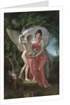 Erato, Muse of Lyrical Poetry, 1800 by Charles Meynier