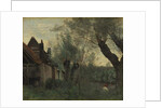 Willows and Farmhouse at Sainte-Catherine-lès-Arras, 1871 by Jean Baptiste Camille Corot