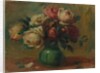 Roses in a Vase, c. 1890 by Pierre Auguste Renoir