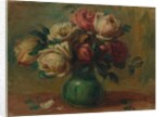 Roses in a Vase, c. 1890 by Pierre Auguste Renoir