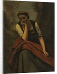 Woman Meditating, c.1870 by Jean Baptiste Camille Corot