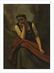 Woman Meditating, c.1870 by Jean Baptiste Camille Corot