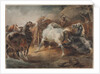 Fighting Horses, c.1820 by Theodore Gericault