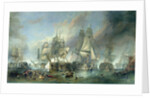 The Battle of Trafalgar, 1805 by William Clarkson Stanfield