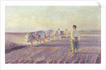 Ploughing in the Ukraine, 1892 by Leon Wyczolkowski