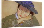 Girl in a Blue Hat, 1895 by Stanislaw Wyspianski