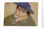 Girl in a Blue Hat, 1895 by Stanislaw Wyspianski