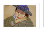Girl in a Blue Hat, 1895 by Stanislaw Wyspianski