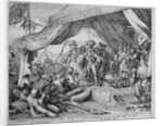 Vienna Print Cycle, Entry of Emperor Leopold into the Tent of the Grand Vizier, 1683 by Romeyn de Hooghe