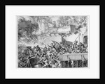 Vienna Print Cycle, Explosion of a Mine and Countermine, Raid on the Turks, 1683 by Romeyn de Hooghe