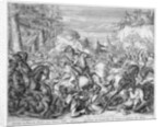 Vienna Print Cycle, Polish Cavalry Beginning Battle in the Vienna forest, 1683 by Romeyn de Hooghe