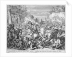 Vienna Print Cycle, Polish Cavalry Beginning Battle in the Vienna forest, 1683 by Romeyn de Hooghe
