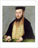 Zygmunt II August King of Poland, c.1553-56 by Lucas the Younger (studio of) Cranach