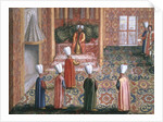 Jan Gninski's Diplomatic Mission to Istanbul, Audience of the Polish Envoy with the Sultan Machmed, 1679 by Pierre Paul Sevin