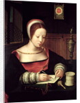 St. Mary Magdalene Writing, c.1500-50 by Master of the Female Half Lengths