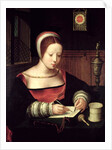 St. Mary Magdalene Writing, c.1500-50 by Master of the Female Half Lengths