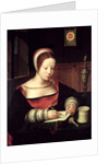 St. Mary Magdalene Writing, c.1500-50 by Master of the Female Half Lengths