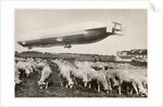 The passenger Zeppelin LZ10, 'Schwaben' in flight, 1911 by German Photographer
