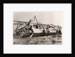 The ruins of the Zeppelin LZ10 'Schwaben' after its destruction on 28 June 1912 by German Photographer