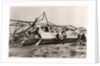 The ruins of the Zeppelin LZ10 'Schwaben' after its destruction on 28 June 1912 by German Photographer