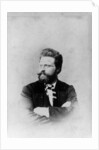 Portrait of Norwegian writer Bjoernstjerne Bjoernson, c.1865 by German Photographer