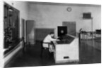 Control desk of a transmission facility in Hamburg, c.1934, by German Photographer