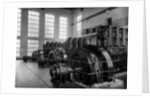 Generator room at Oesterreichische Radioverkehrs A.G., Bisamberg transmission facility, Austria, c.1935 by German Photographer
