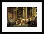 The consecration of the Emperor Napoleon I and Coronation of the Empress Josephine, 1806 by Jacques Louis David