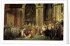 The consecration of the Emperor Napoleon I and Coronation of the Empress Josephine, 1806 by Jacques Louis David