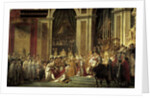 The consecration of the Emperor Napoleon I and Coronation of the Empress Josephine, 1806 by Jacques Louis David